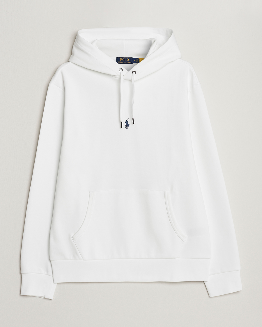 Heren | Truien | Polo Ralph Lauren | Double Knit Center Logo Hoodie White
