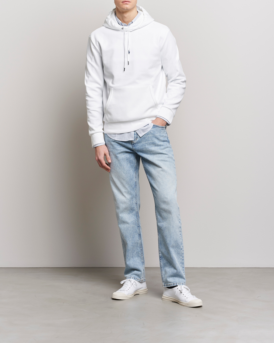 Heren | Truien | Polo Ralph Lauren | Double Knit Center Logo Hoodie White
