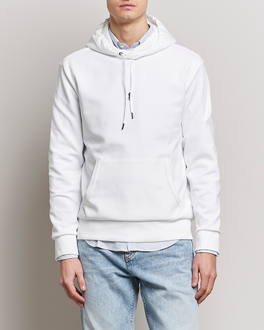 Heren | Truien | Polo Ralph Lauren | Double Knit Center Logo Hoodie White