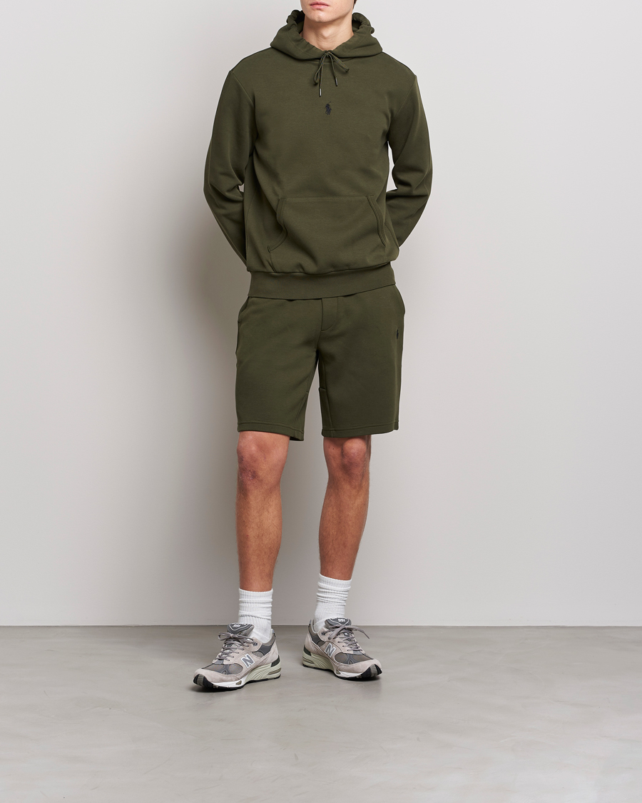 Heren | Truien | Polo Ralph Lauren | Double Knit Center Logo Hoodie Company Olive