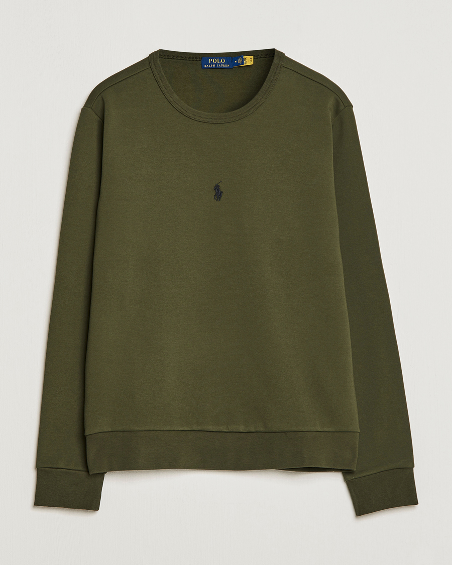 Heren | Truien | Polo Ralph Lauren | Double Knit Center Logo Sweatshirt Company Olive