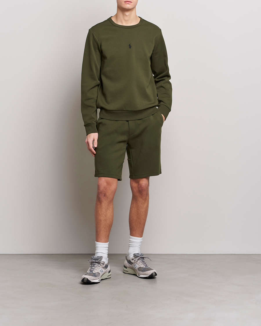 Heren | Truien | Polo Ralph Lauren | Double Knit Center Logo Sweatshirt Company Olive
