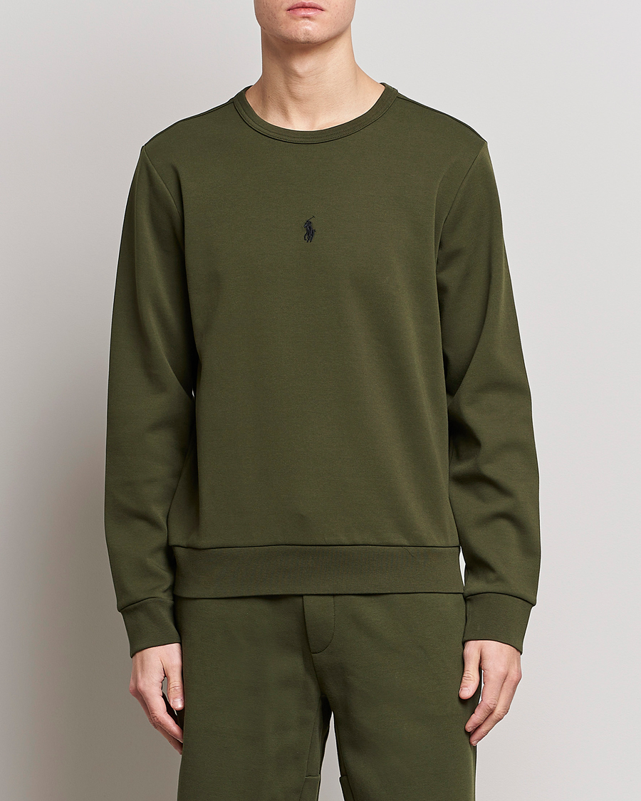 Heren | Truien | Polo Ralph Lauren | Double Knit Center Logo Sweatshirt Company Olive