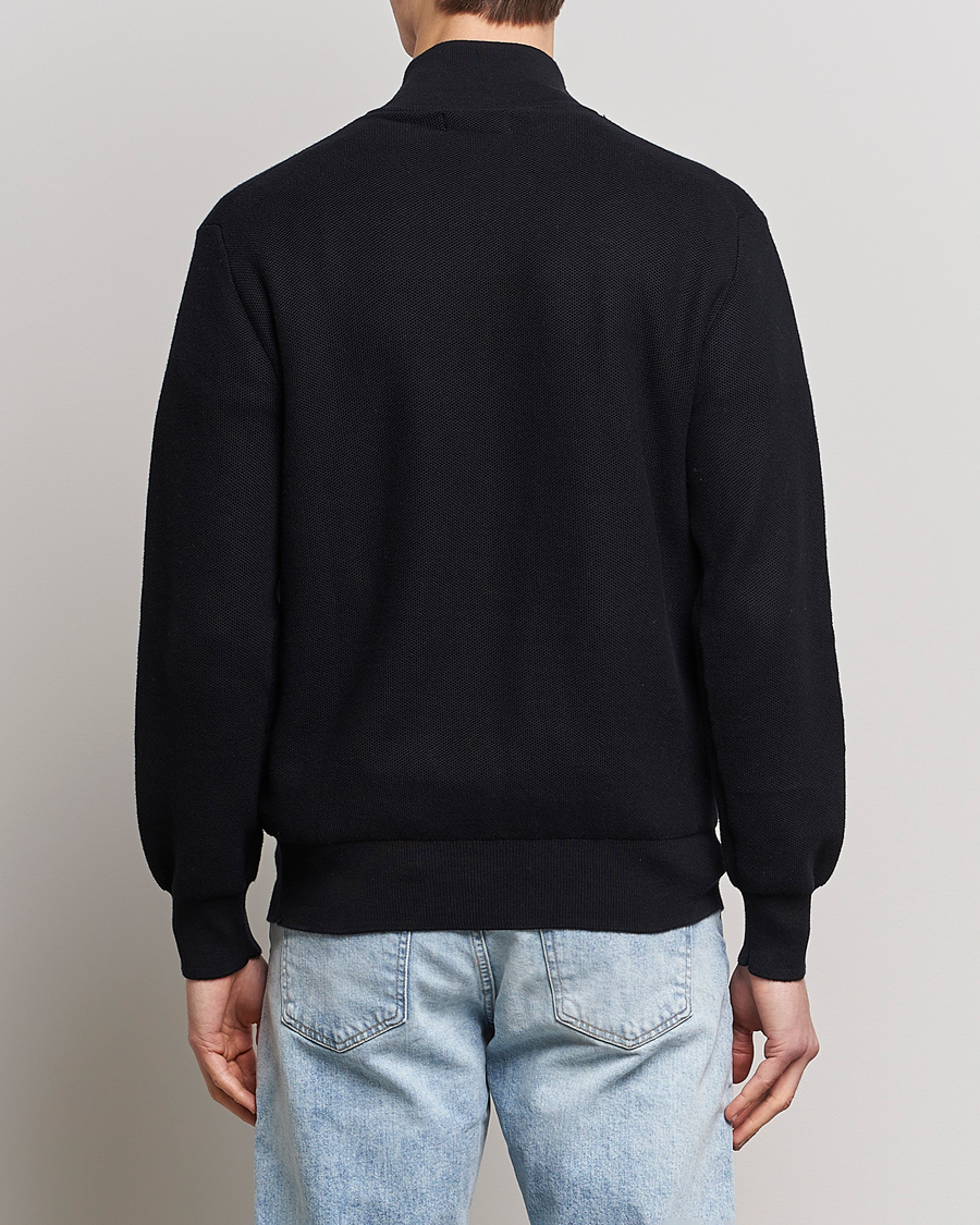 Homme | Pulls Et Tricots | Polo Ralph Lauren | Textured Half-Zip Black