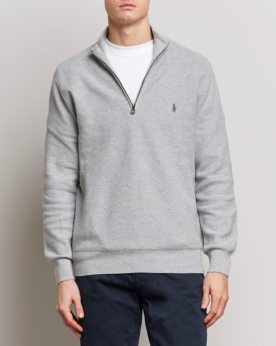Heren | Truien | Polo Ralph Lauren | Textured Half-Zip Andover Heather
