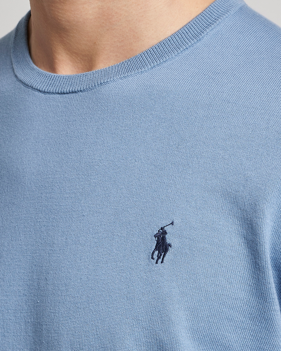 Heren | Truien | Polo Ralph Lauren | Cotton Crew Neck Sweater Channel Blue