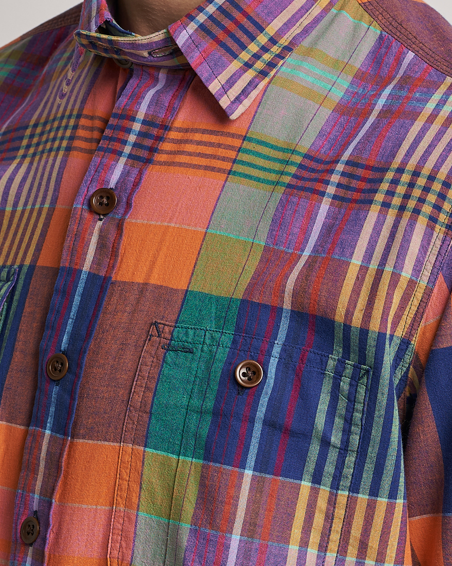Heren | Overhemden | Polo Ralph Lauren | Madras Checked Shirt Orange/Purple