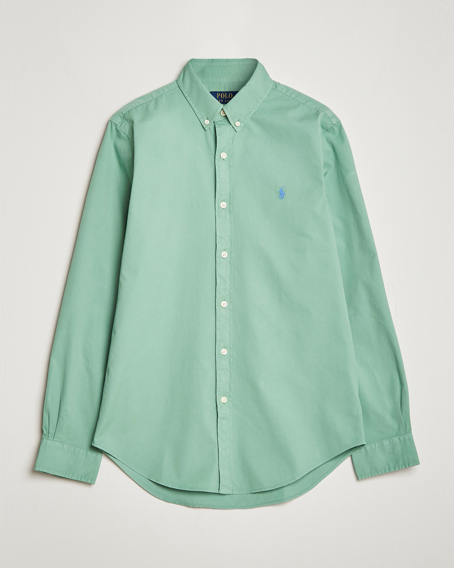 Heren | Overhemden | Polo Ralph Lauren | Slim Fit Twill Shirt Faded Mint