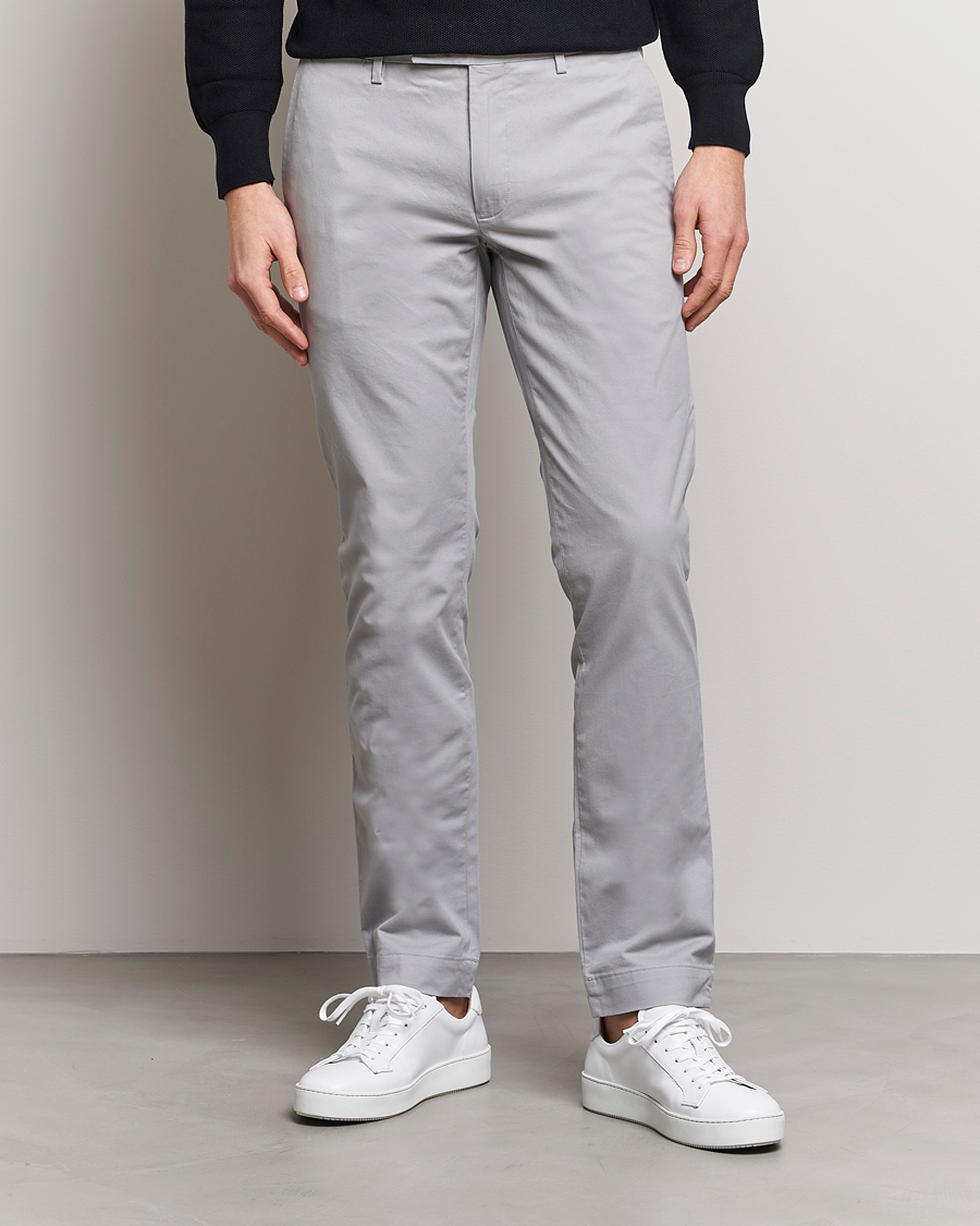 Homme | Pantalons | Polo Ralph Lauren | Slim Fit Stretch Chinos Soft Grey