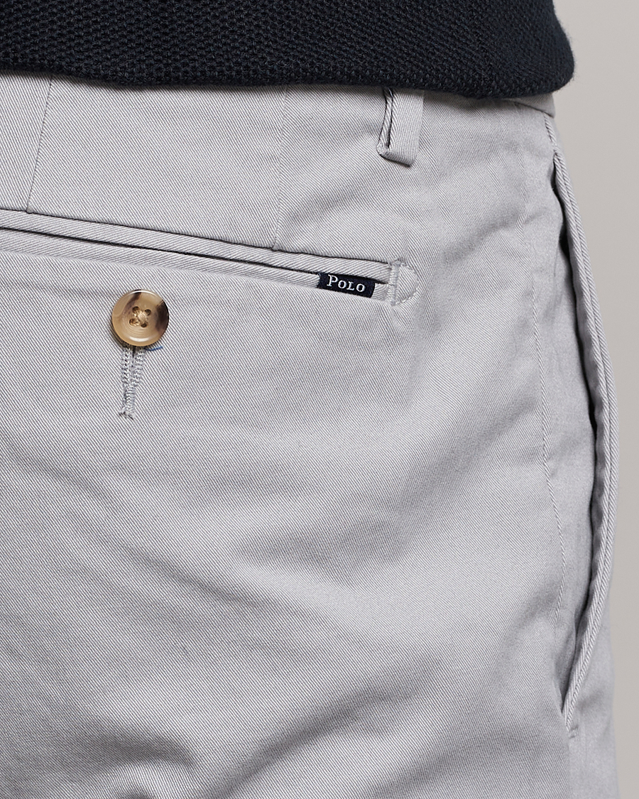 Homme | Pantalons | Polo Ralph Lauren | Slim Fit Stretch Chinos Soft Grey