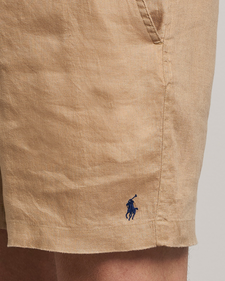 Homme | Shorts | Polo Ralph Lauren | Prepster Linen Drawstring Shorts Vintage Khaki