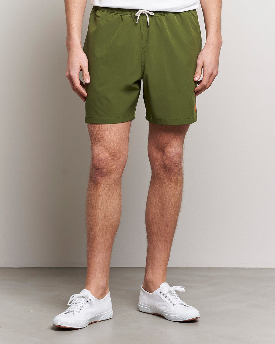 Heren | Zwembroek | Polo Ralph Lauren | Recyceled Traveler Boxer Swimshorts Supply Olive