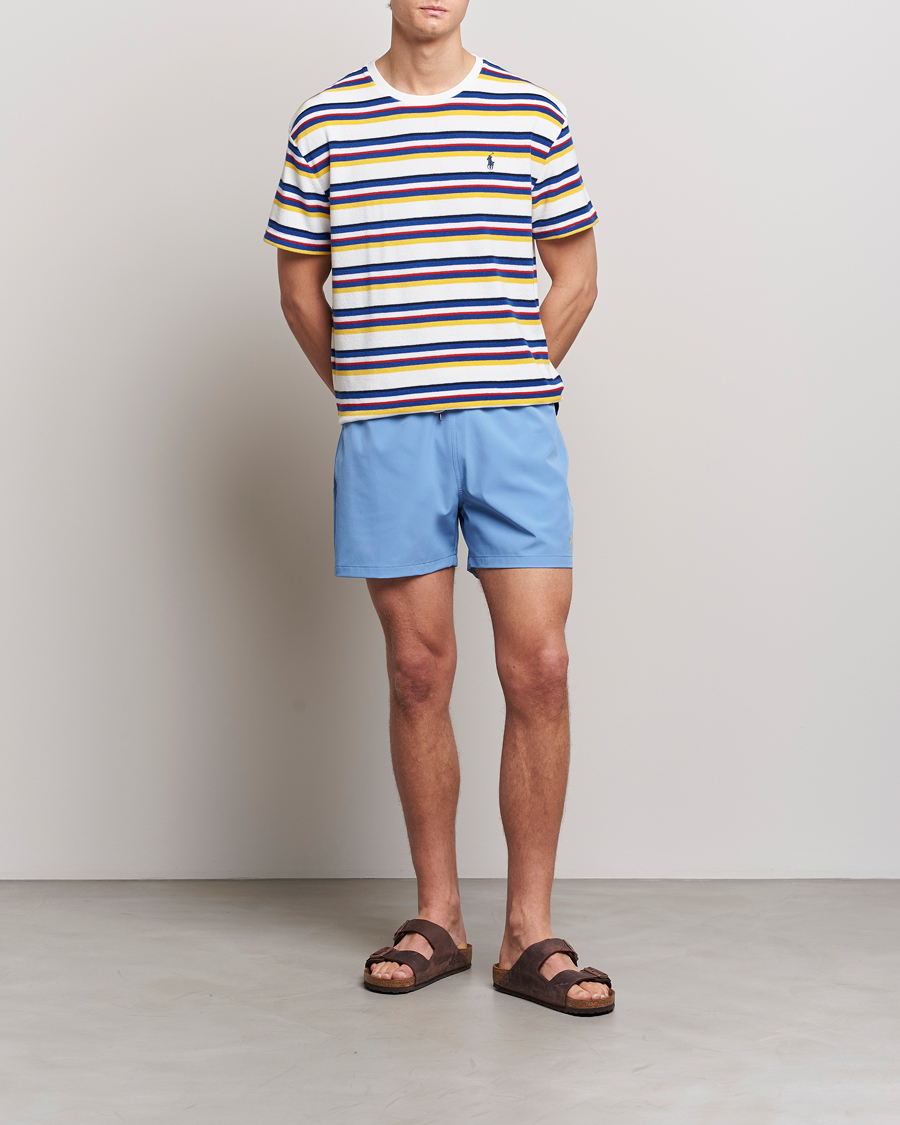 Homme | Maillots De Bain | Polo Ralph Lauren | Recycled Slim Traveler Swimshorts Harbor Island Blue