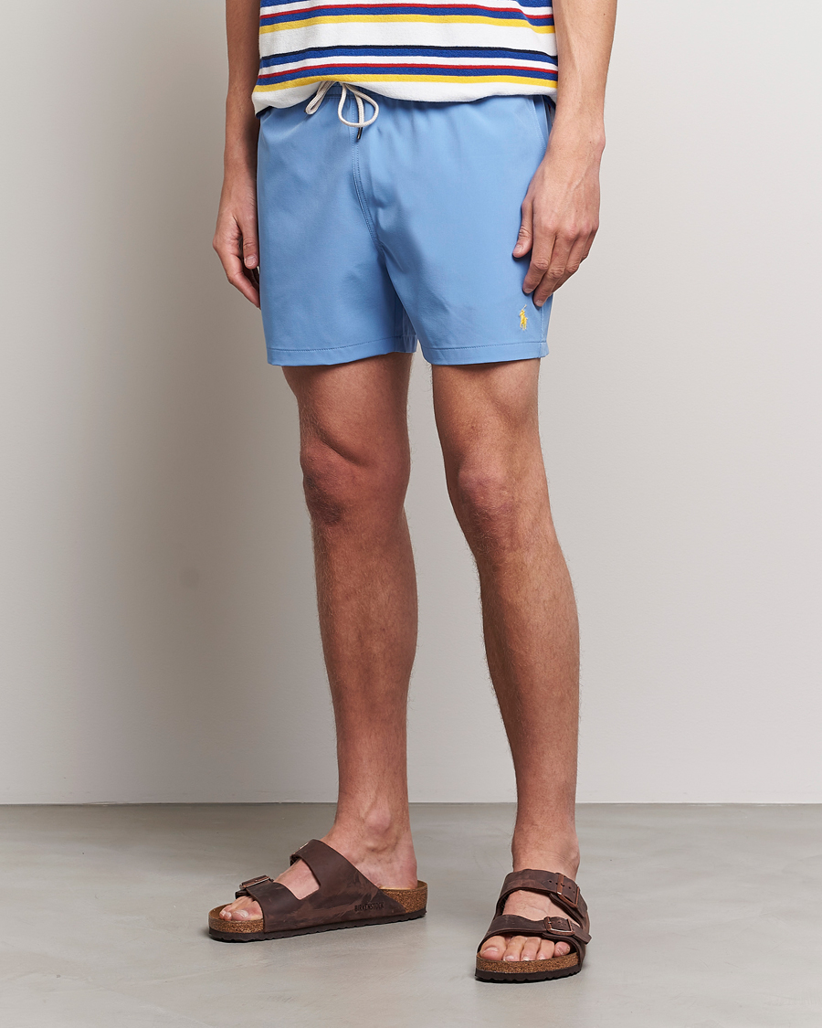 Homme | Maillots De Bain | Polo Ralph Lauren | Recycled Slim Traveler Swimshorts Harbor Island Blue