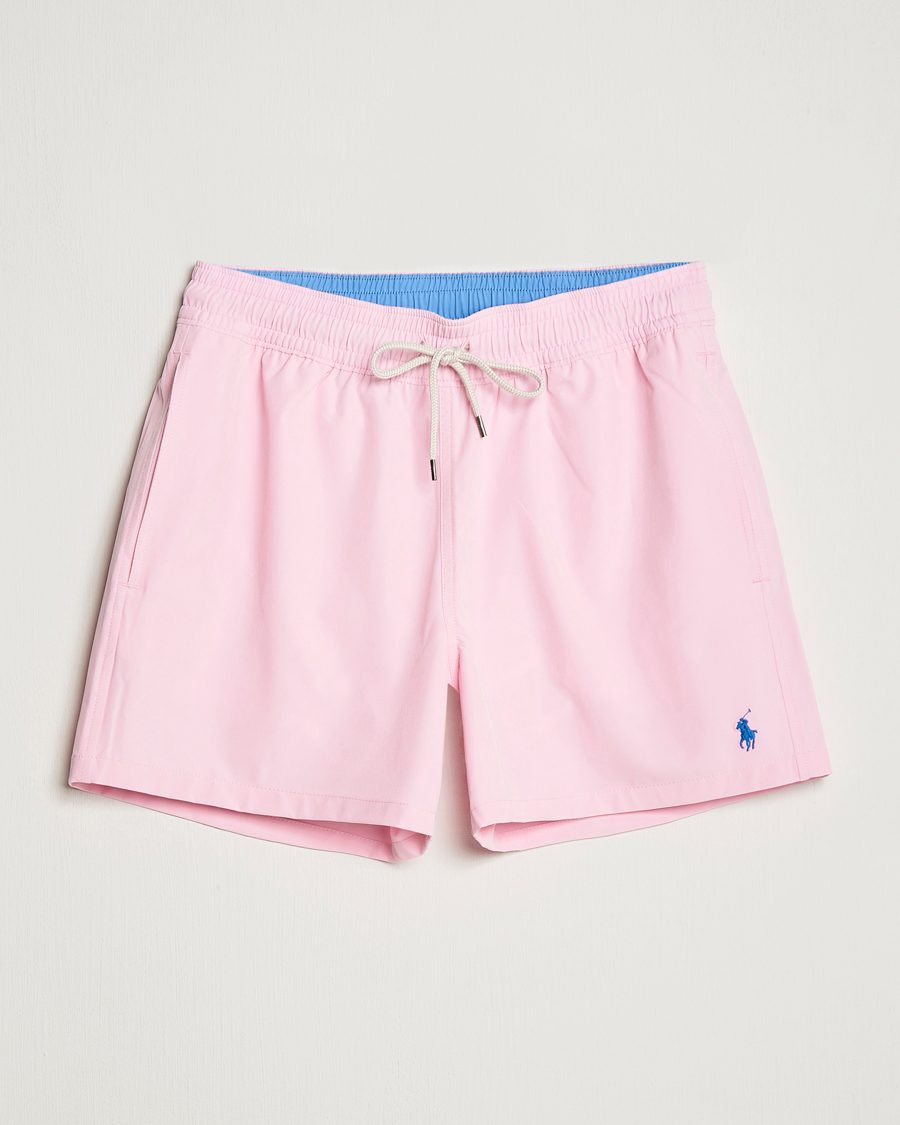 Heren | Zwembroek | Polo Ralph Lauren | Recycled Slim Traveler Swimshorts Carmel Pink