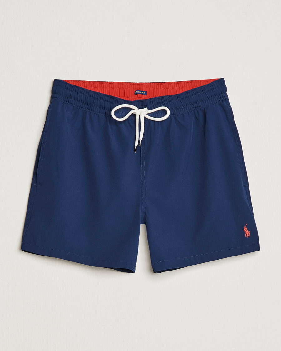 Homme | Maillots De Bain | Polo Ralph Lauren | Recycled Slim Traveler Swimshorts Newport Navy