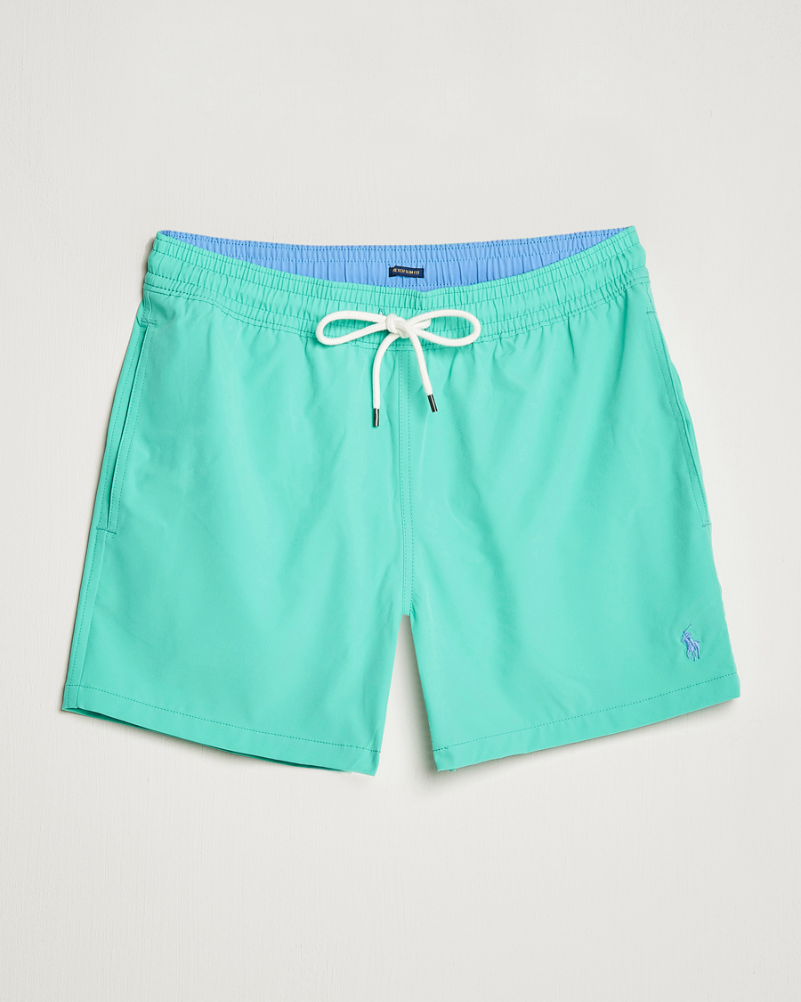 Homme | Maillots De Bain | Polo Ralph Lauren | Recycled Slim Traveler Swimshorts Sunset Green