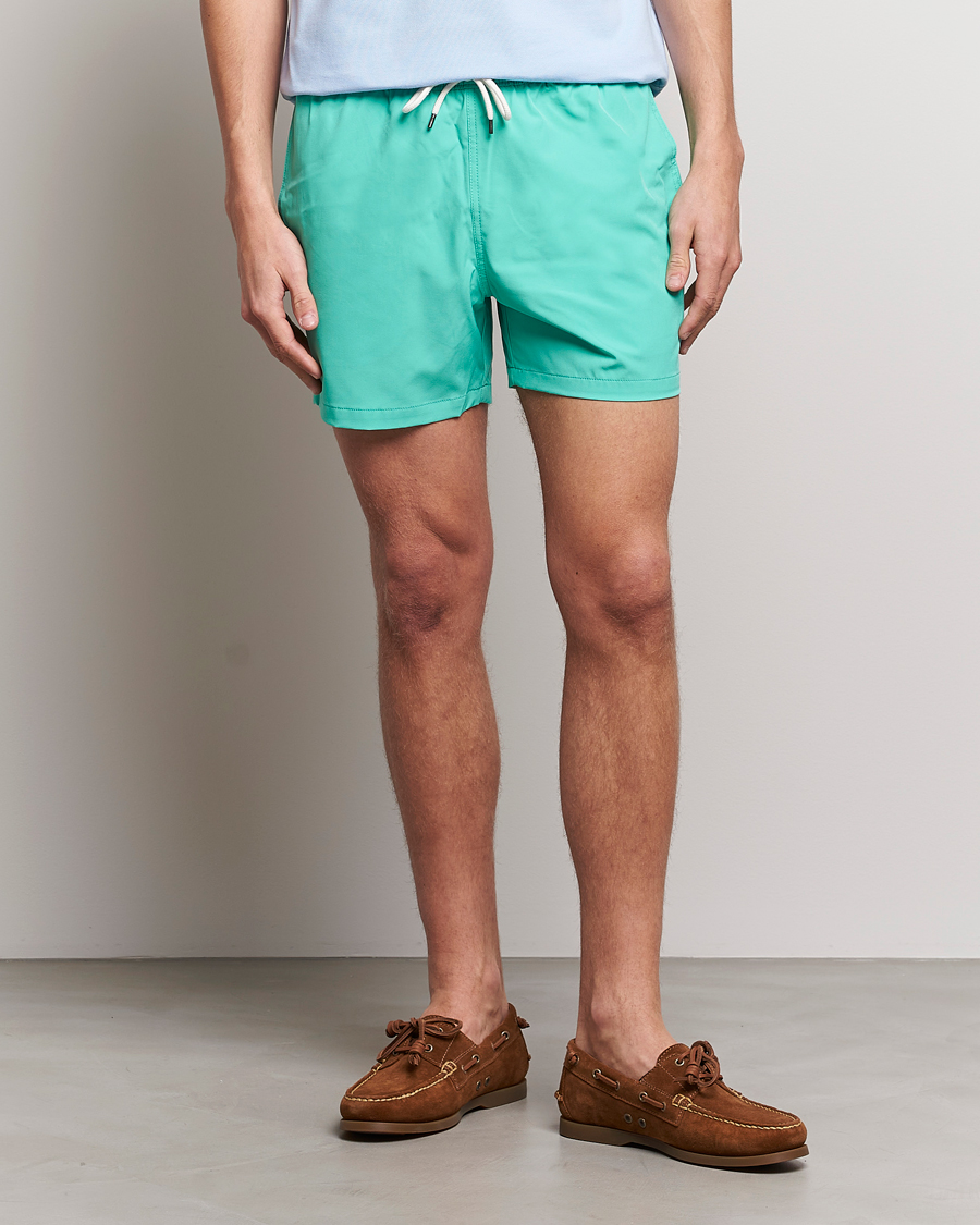 Homme | Maillots De Bain | Polo Ralph Lauren | Recycled Slim Traveler Swimshorts Sunset Green