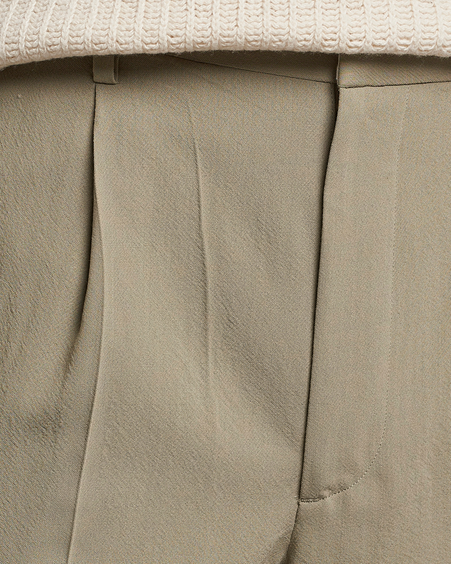 Homme | Pantalons | Auralee | Viyella Wool Slacks Light Khaki