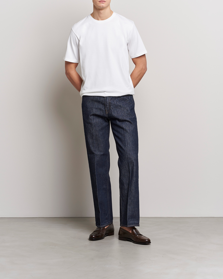 Homme | Jeans | Auralee | Regular Fit Denim Pants Dark Indigo