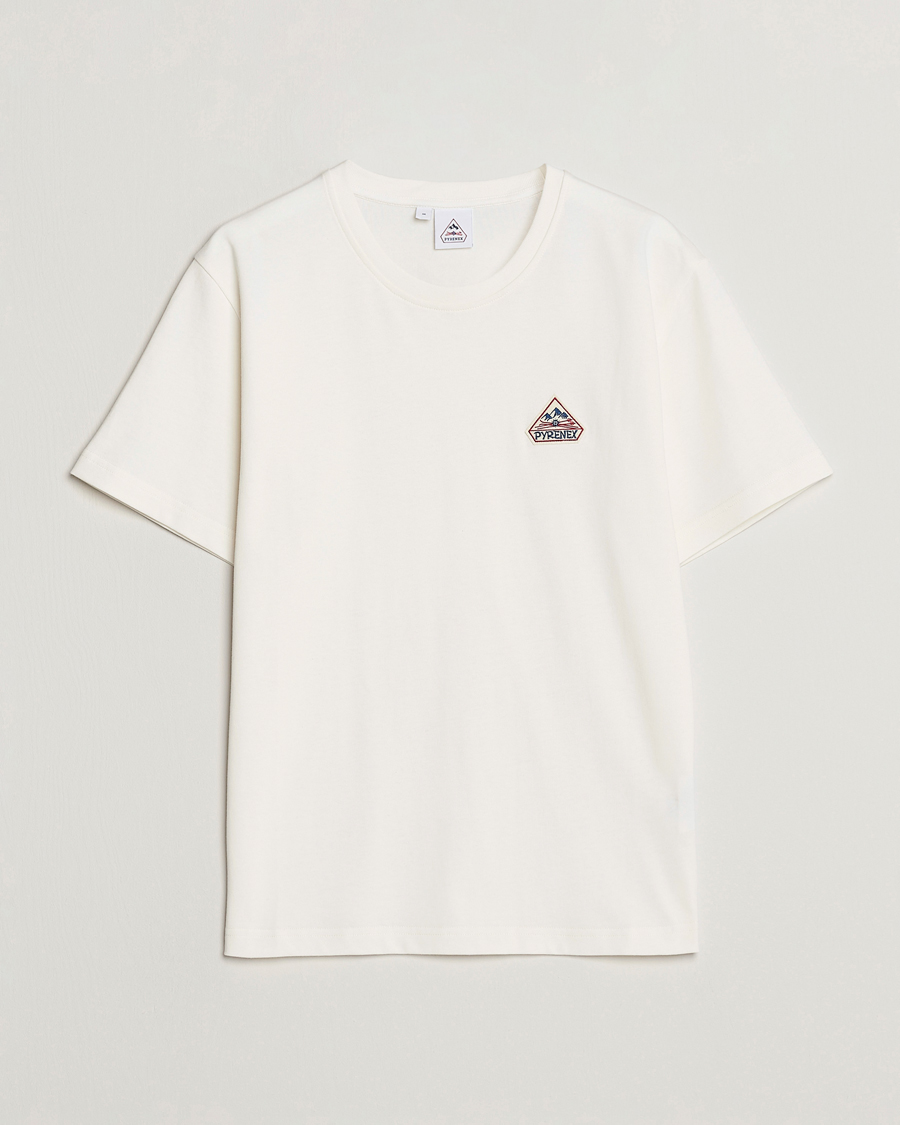 Homme | T-shirts | Pyrenex | Echo Cotton Logo T-Shirt Milk