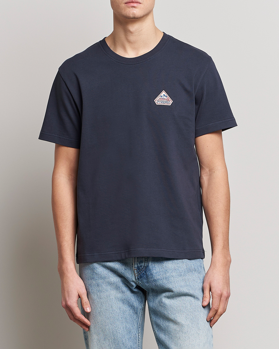 Homme | T-shirts | Pyrenex | Echo Cotton Logo T-Shirt Amiral