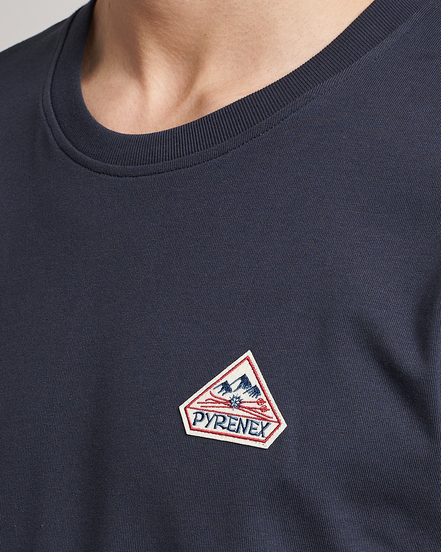 Homme | T-shirts | Pyrenex | Echo Cotton Logo T-Shirt Amiral