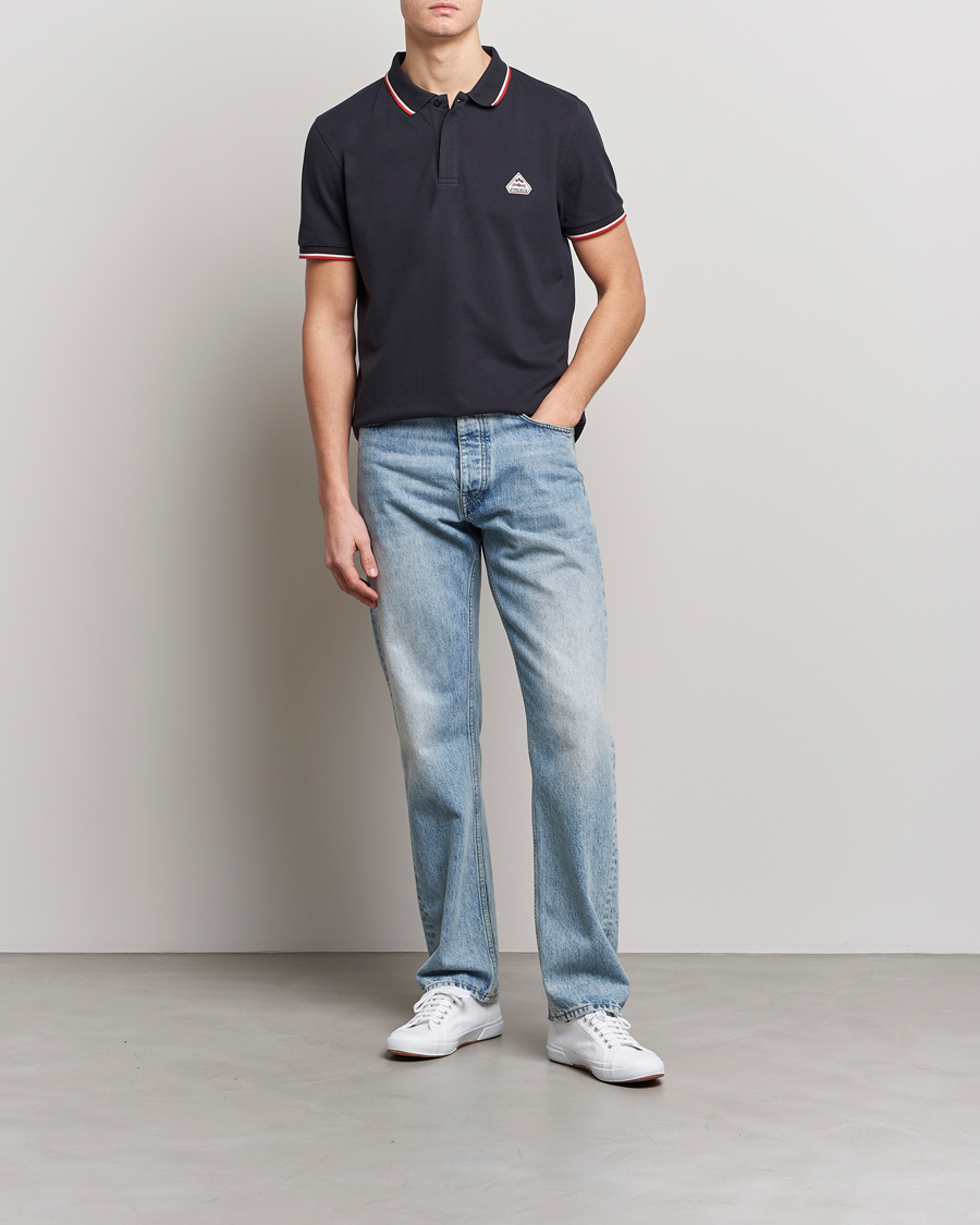 Heren | Polo's | Pyrenex | Leyre Cotton Logo Polo Deep Ink