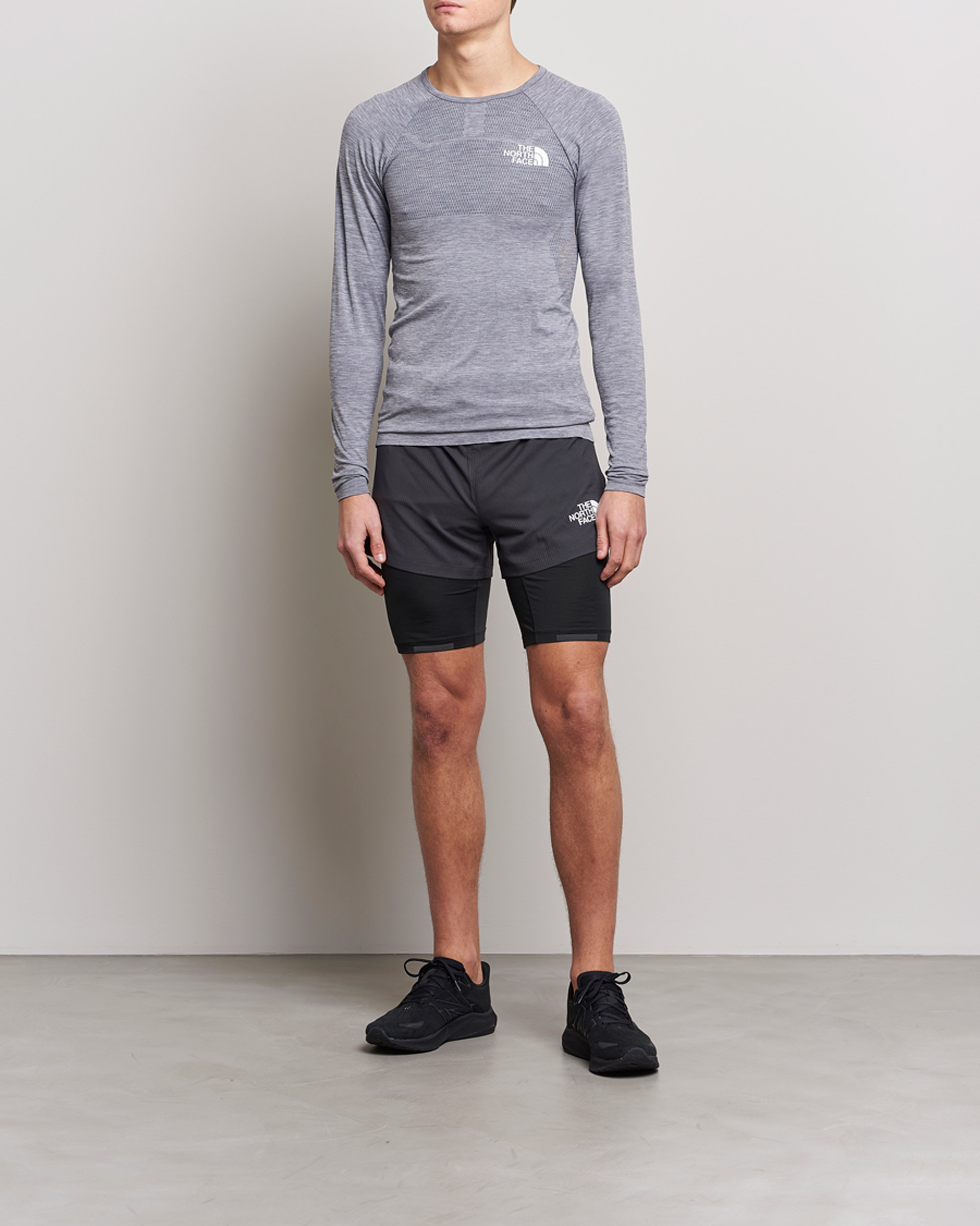 Homme | T-shirts | The North Face | Mountain Athletics Long Sleeve Meld Grey Heather