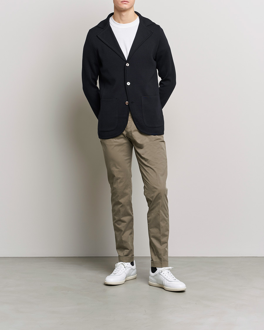 Homme | Pantalons | Briglia 1949 | Slim Fit Cotton Chinos Taupe