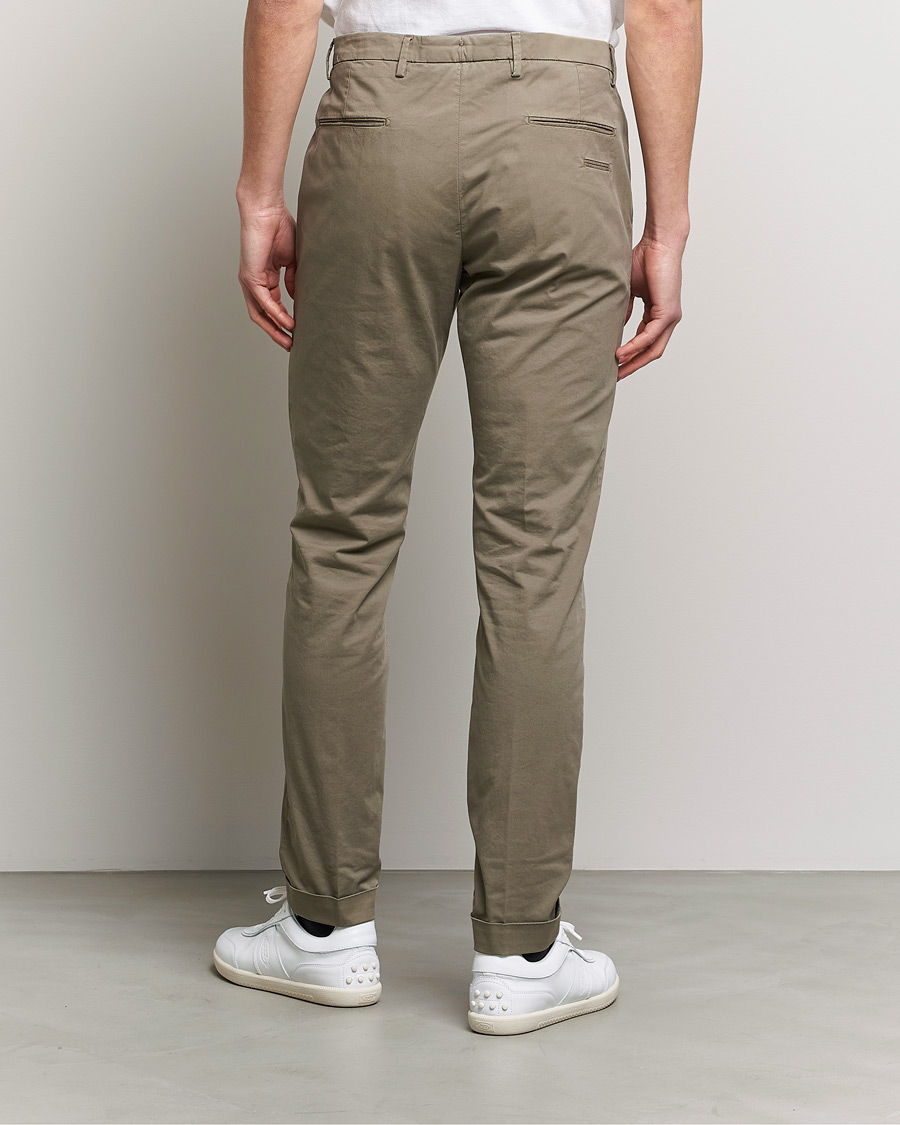 Homme | Pantalons | Briglia 1949 | Slim Fit Cotton Chinos Taupe