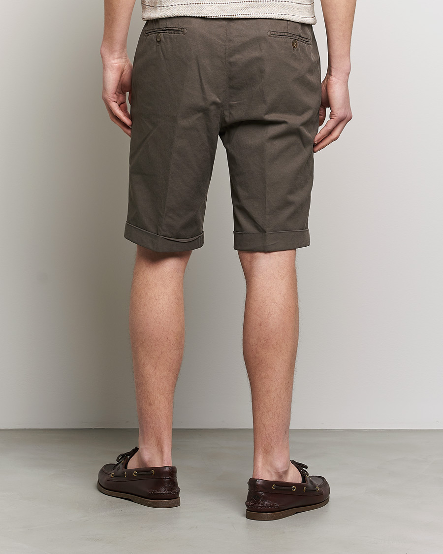 Homme | Shorts | Briglia 1949 | Linen/Cotton Shorts Brown