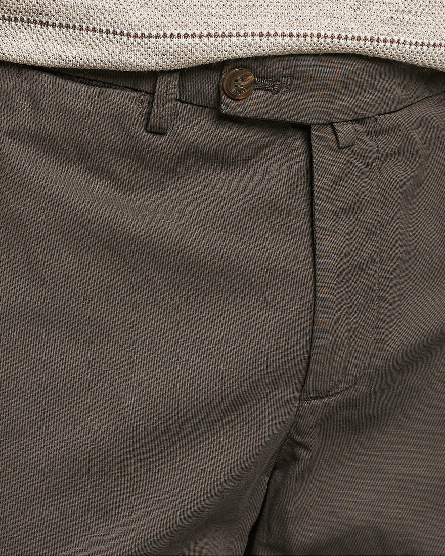 Homme | Shorts | Briglia 1949 | Linen/Cotton Shorts Brown