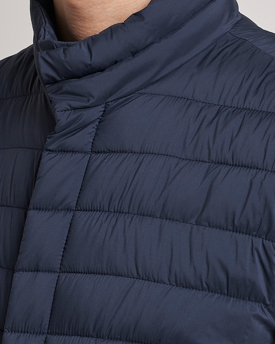 Heren | Gilets | Herno | Nuage Matt Nylon Vest Navy
