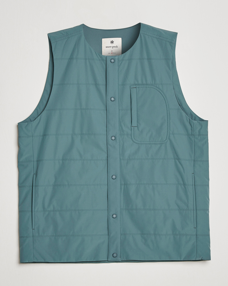Homme | Gilets | Snow Peak | Flexible Insulated Vest Balsam Green