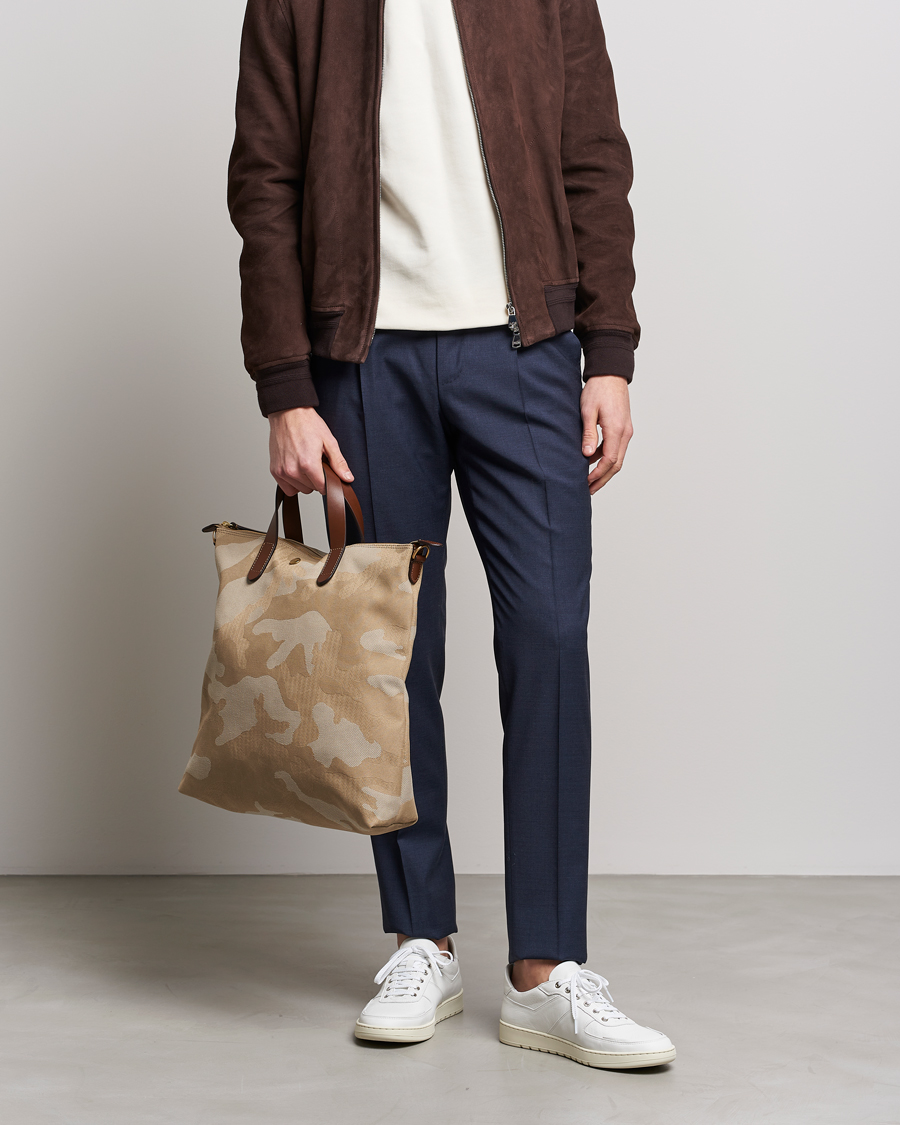 Homme | Mismo M/S Canvas Shopper Shades of Dune/Cuoio | Mismo | M/S Canvas Shopper Shades of Dune/Cuoio