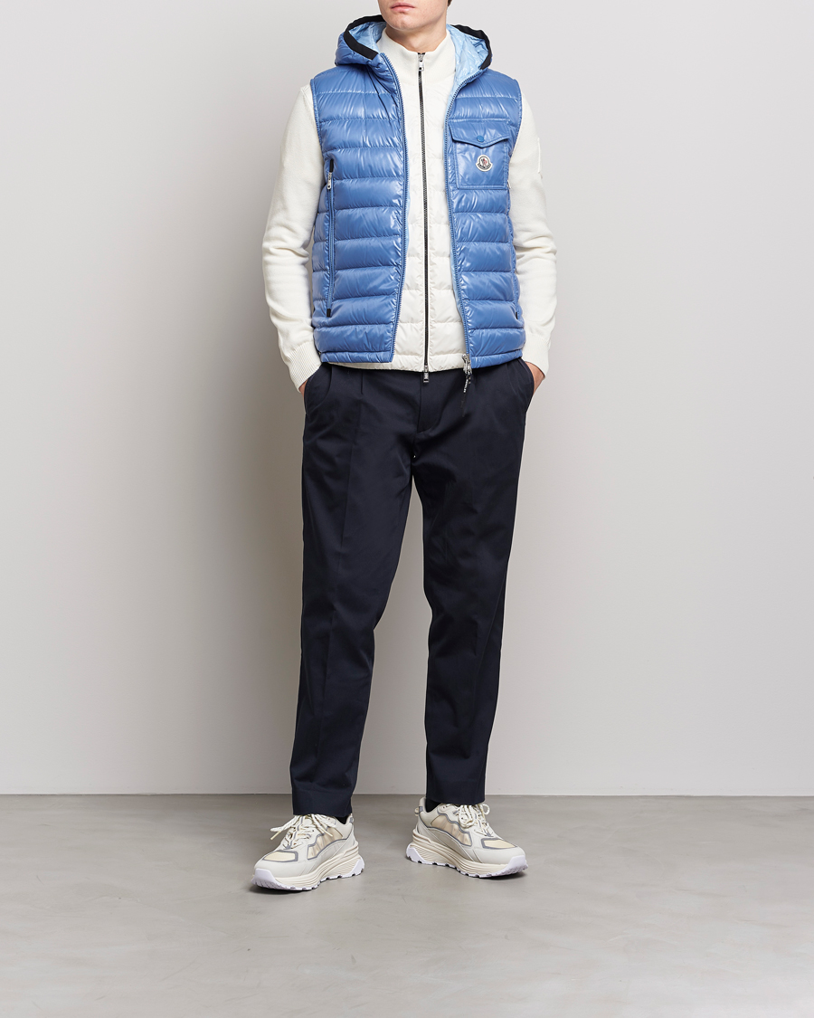 Heren | Gilets | Moncler | Ragot Down Vest Light Blue