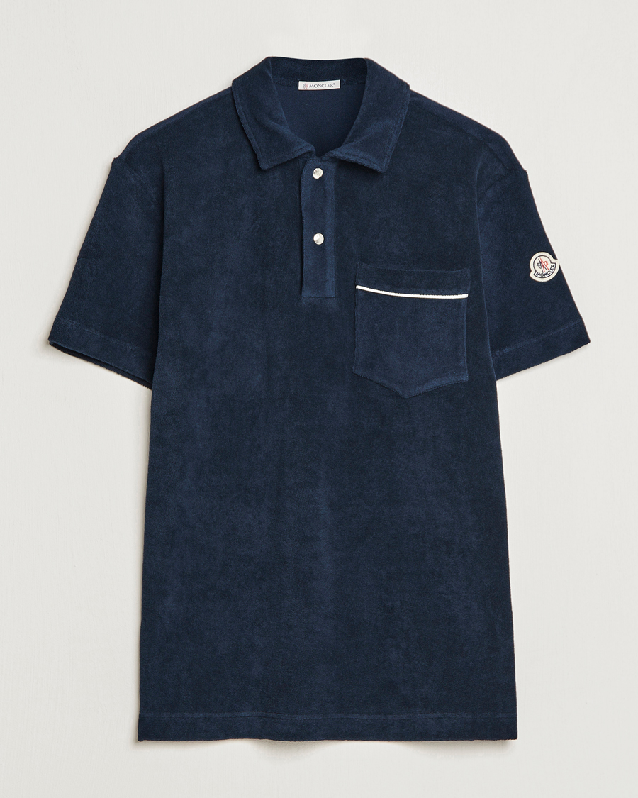 Homme | Polos | Moncler | Pocket Polo Navy