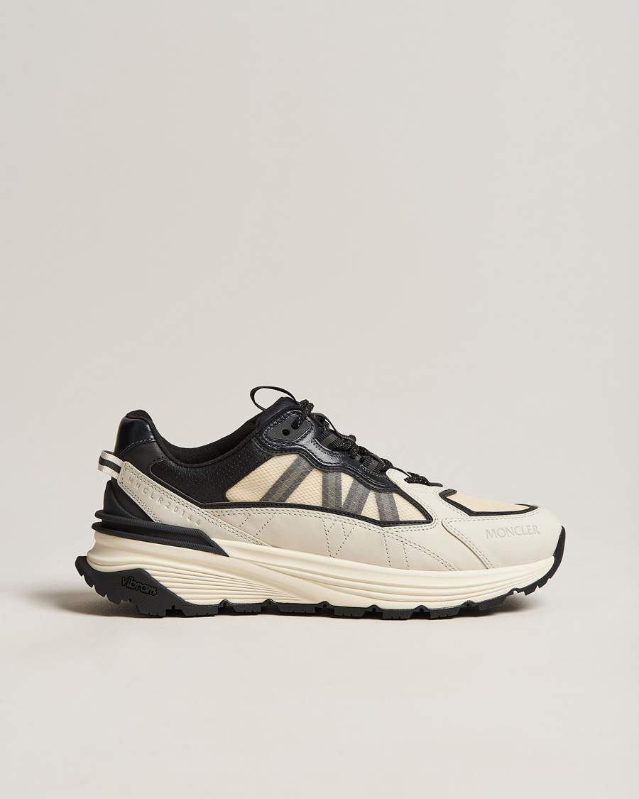 Homme | Moncler Lite Runner Sneakers Black/White | Moncler | Lite Runner Sneakers Black/White