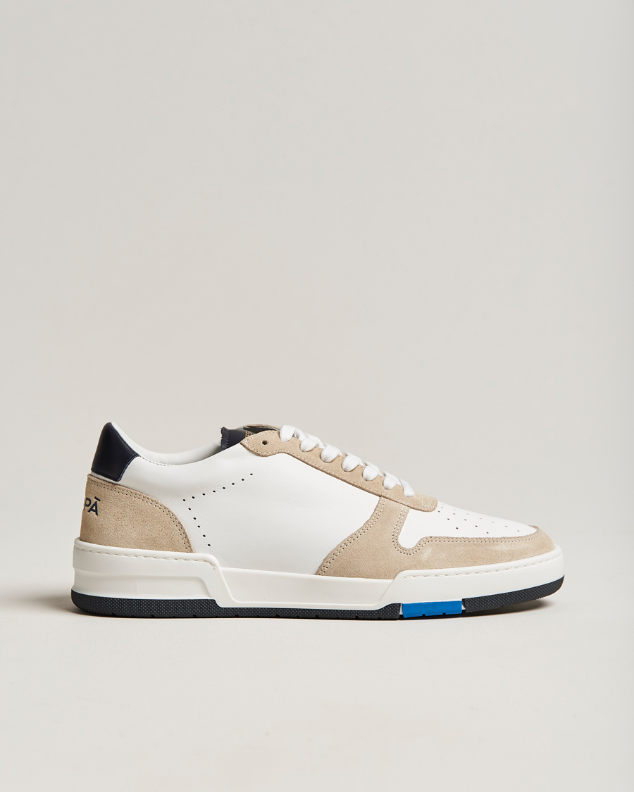 Homme | Zespà ZSP23 MAX Nappa/Suede Sneakers Frost/Navy | Zespà | ZSP23 MAX Nappa/Suede Sneakers Frost/Navy