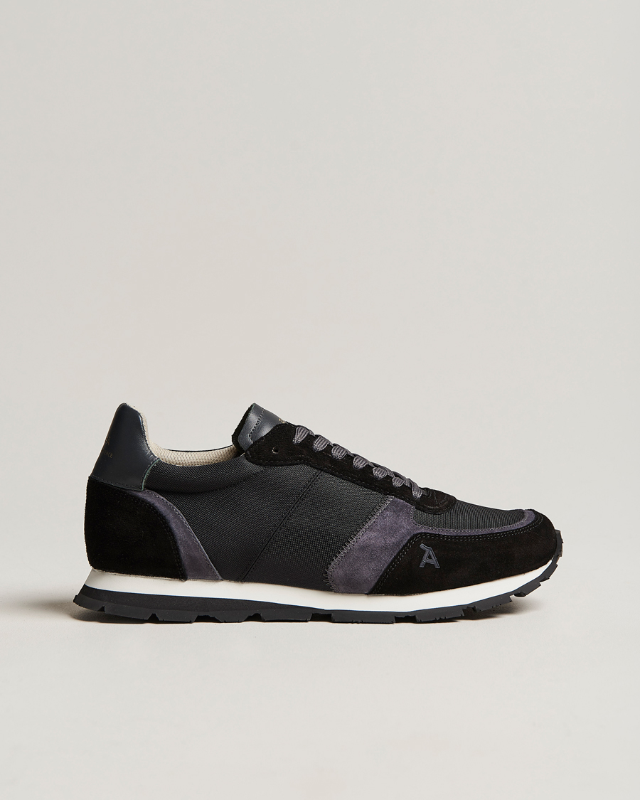 Homme | Zespà ZSP6 Pique Seaqual Running Sneaker Black/Grey | Zespà | ZSP6 Pique Seaqual Running Sneaker Black/Grey