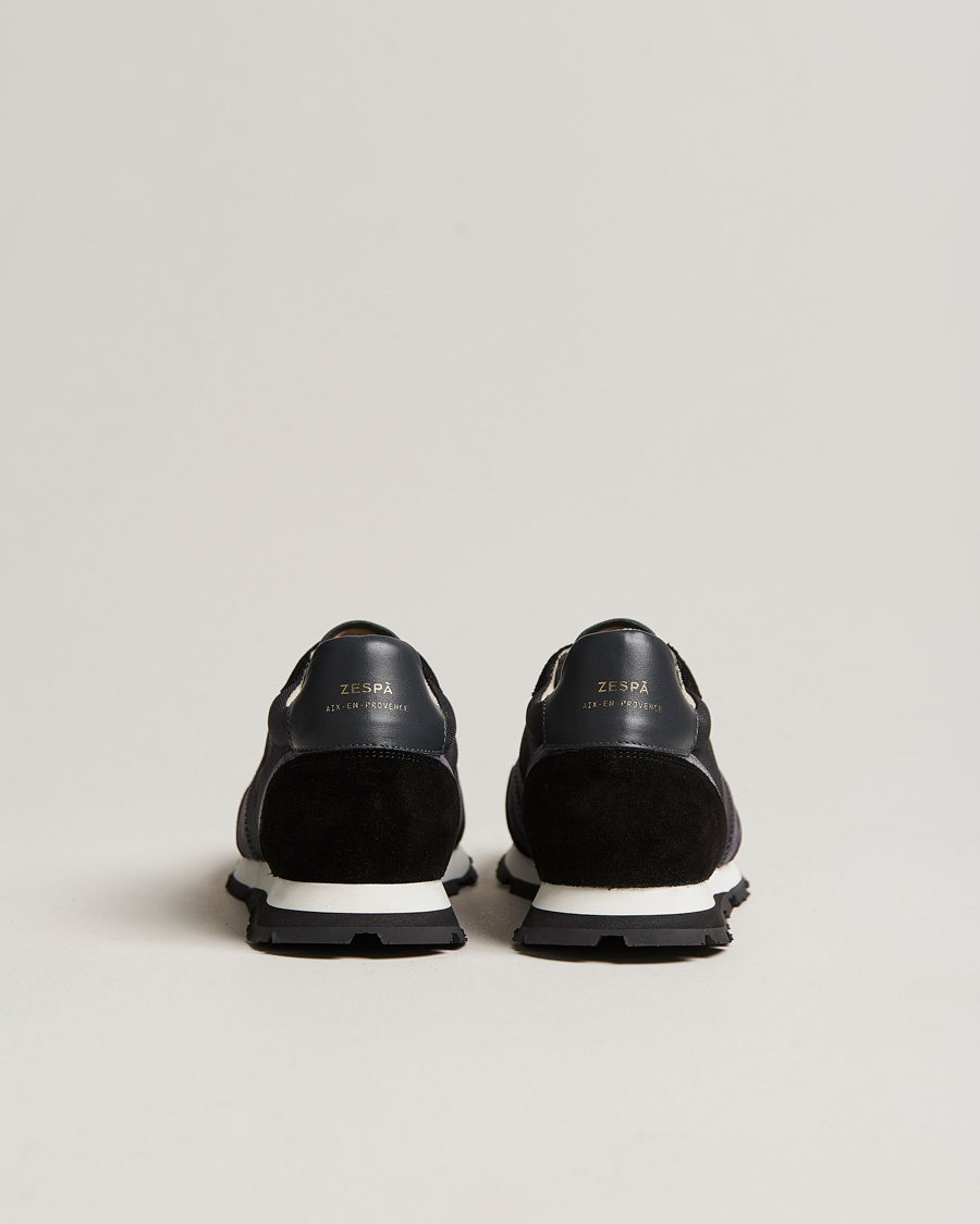 Homme | Zespà ZSP6 Pique Seaqual Running Sneaker Black/Grey | Zespà | ZSP6 Pique Seaqual Running Sneaker Black/Grey