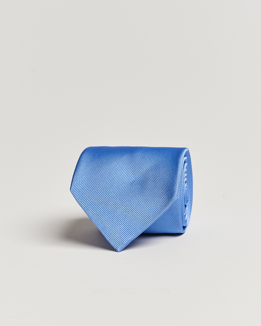 Homme | Cravates | Amanda Christensen | Plain Classic Tie 8 cm Sky Blue