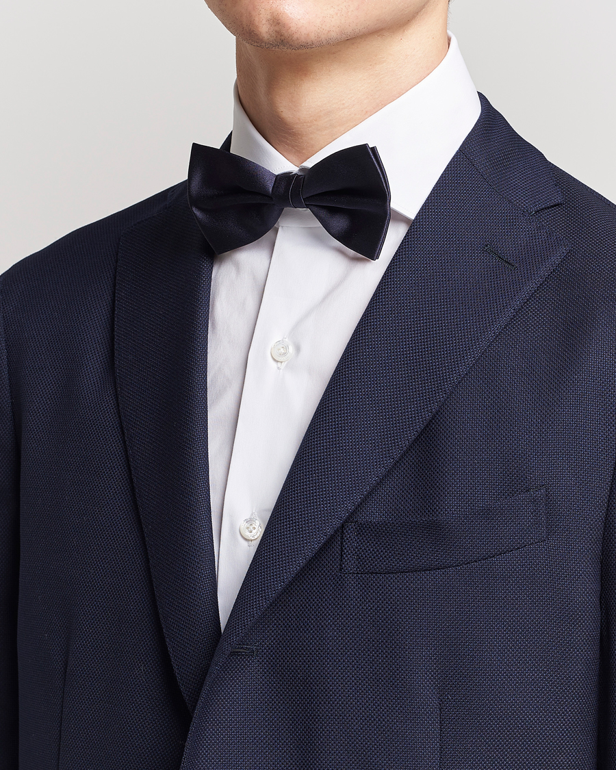 Heren | Amanda Christensen Pre Tie Silk Ceremony Navy | Amanda Christensen | Pre Tie Silk Ceremony Navy