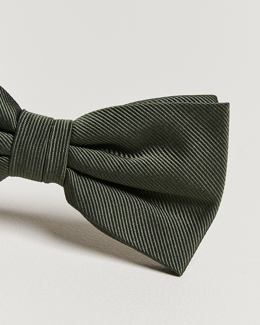 Homme | Nœuds Papillon | Amanda Christensen | Pre Tie Silk Olive