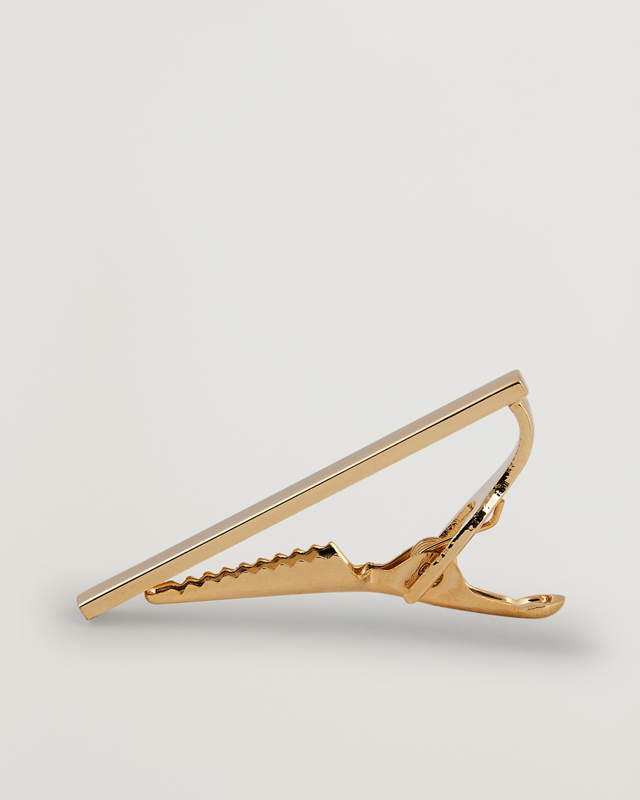 Homme | Amanda Christensen Tie Clip 4 cm Gold | Amanda Christensen | Tie Clip 4 cm Gold