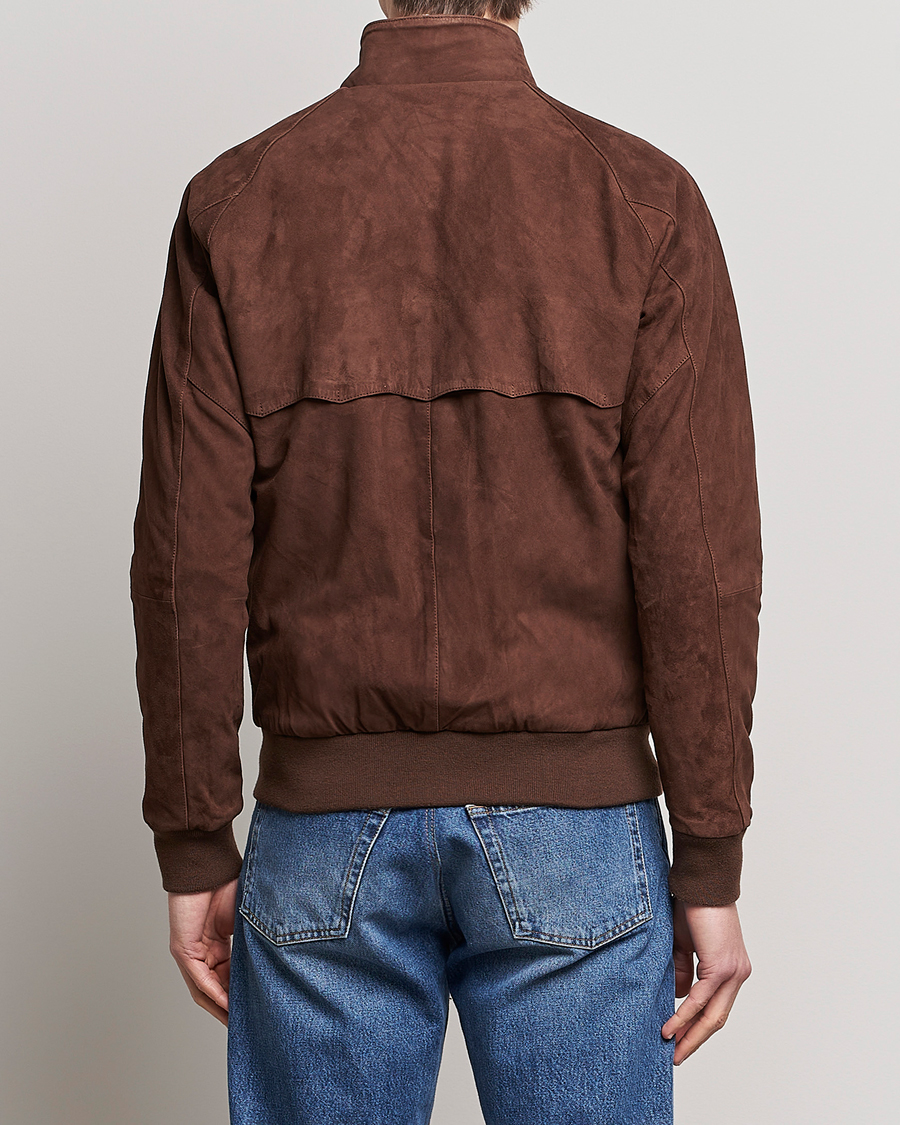Heren | Jassen | Baracuta | G9 Suede Jacket Chocolate