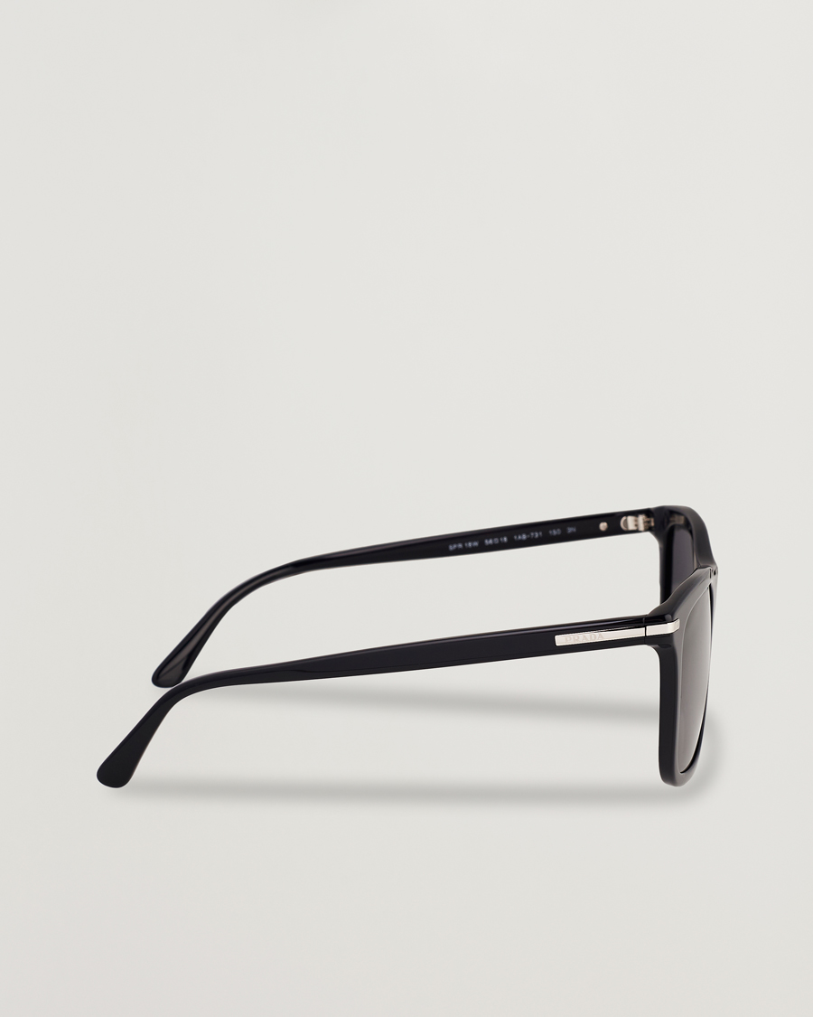 Homme | Prada Eyewear 0PR 18WS Sunglasses Black | Prada Eyewear | 0PR 18WS Sunglasses Black