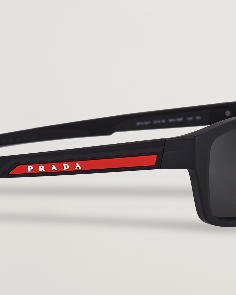 Homme | Prada Linea Rossa 0PS 04YS Sunglasses Matte Black | Prada Linea Rossa | 0PS 04YS Sunglasses Matte Black