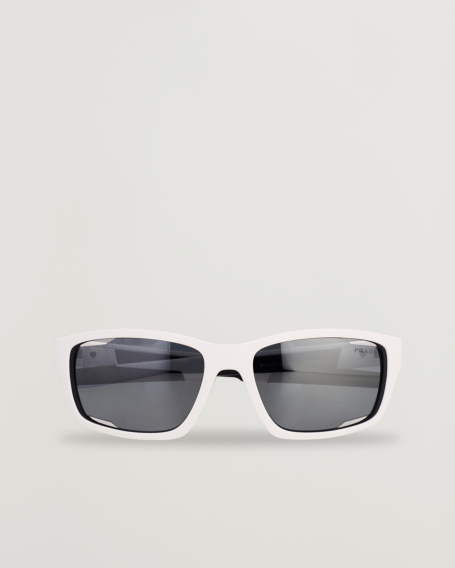 Homme | Prada Linea Rossa 0PS 04YS Sunglasses White | Prada Linea Rossa | 0PS 04YS Sunglasses White